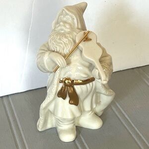 Lenox Vintage 1999 Santa Playing Violin Fine Porcelain Figurine Holiday